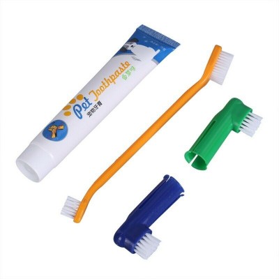 Dog Toothpaste and Dog Toothbrush Set Dog Dental Care Kit